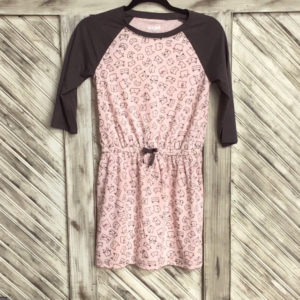 EUC Cat & Jack kitty dress